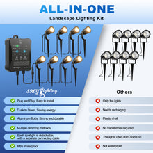Load image into Gallery viewer, SMY Lighting All-in-One Low Voltage Landscape Lights