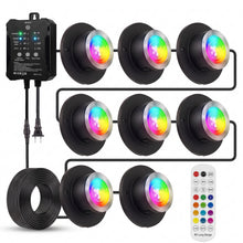 Load image into Gallery viewer, RGBWW Underwater Fountain Lights 8Head