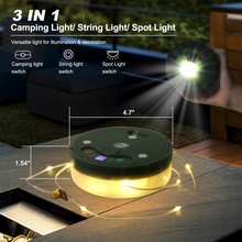 Load image into Gallery viewer, SMY Lighting 3 in 1 Camping String Light - SMY Lighting
