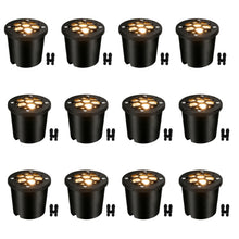 Load image into Gallery viewer, SMY Lighting 12W Landscape LED In Ground Lights Outdoor Warm White