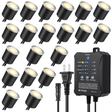 Load image into Gallery viewer, SMY Lighting Dimmable LED Deck Lights 20Pack with Timer and Photocell Sensor - SMY Lighting