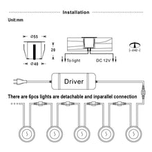 Load image into Gallery viewer, Recessed deck lights 6pack - SMY Lighting