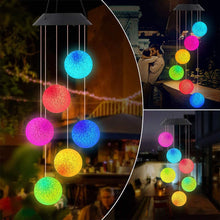 Load image into Gallery viewer, Solar Wind Chimes Crystal Ball Color Changing - SMY Lighting