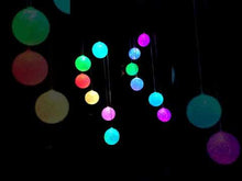 Load and play video in Gallery viewer, Solar Wind Chimes Crystal Ball Color Changing