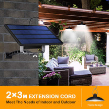 Load image into Gallery viewer, Double Head Solar Pendant Light Outdoor Indoor - SMY Lighting