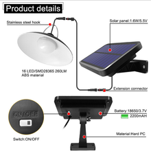 Load image into Gallery viewer, Double Head Solar Pendant Light Outdoor Indoor - SMY Lighting