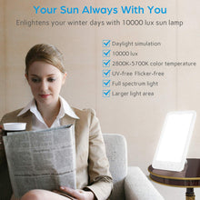 Load image into Gallery viewer, 10,000 Lux LED Light Therapy Lamp - SMY Lighting