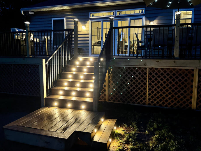 How big drills holes for install SMY deck lights?