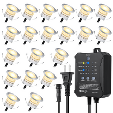 Load image into Gallery viewer, SMY Lighting Dimmable LED Deck Lights 20Pack with Timer and Photocell Sensor
