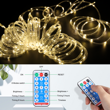 Load image into Gallery viewer, Solar Rope Lights Outdoor 72FT 200 LED - SMY Lighting
