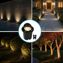Load image into Gallery viewer, SMY Lighting 12W Landscape LED In Ground Lights Outdoor Warm White
