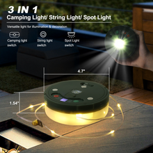 Load image into Gallery viewer, SMY Lighting 3 in 1 Camping String Light
