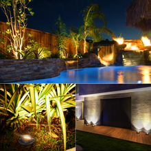 Load image into Gallery viewer, SMY Lighting 12W Landscape LED In Ground Lights Outdoor Warm White - SMY Lighting

