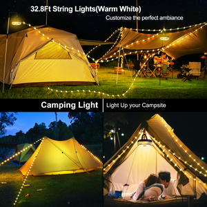 SMY Lighting 3 in 1 Camping String Light