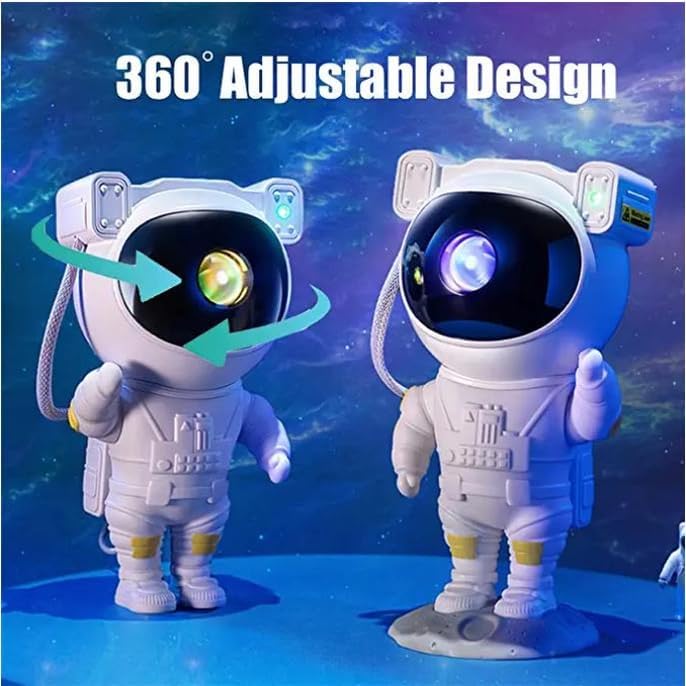 Jeryswet Astronaut Galaxy Light Projector, Space Buddy Projector Night  Light For Bedroom With Remote Control And Timer, Astro Alan Star C