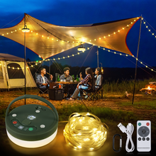 Load image into Gallery viewer, SMY Lighting 3 in 1 Camping String Light
