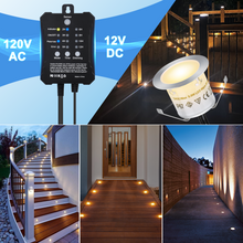 Load image into Gallery viewer, SMY Lighting Dimmable LED Deck Lights 20Pack with Timer and Photocell Sensor
