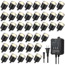 Load image into Gallery viewer, SMY Lighting Dimmable LED Deck Lights 40Pack with Timer and Photocell Sensor
