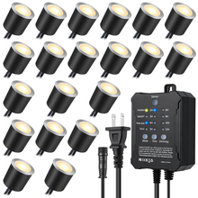 Load image into Gallery viewer, SMY Lighting Dimmable LED Deck Lights 20Pack with Timer and Photocell Sensor
