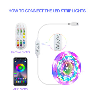 USB Led Light Strips with Music Sync - SMY Lighting