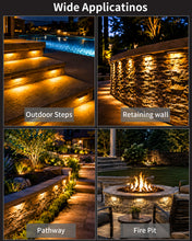 Load image into Gallery viewer, LED Hardscape Lighting 7 Inch 3W Warm White 4Pack
