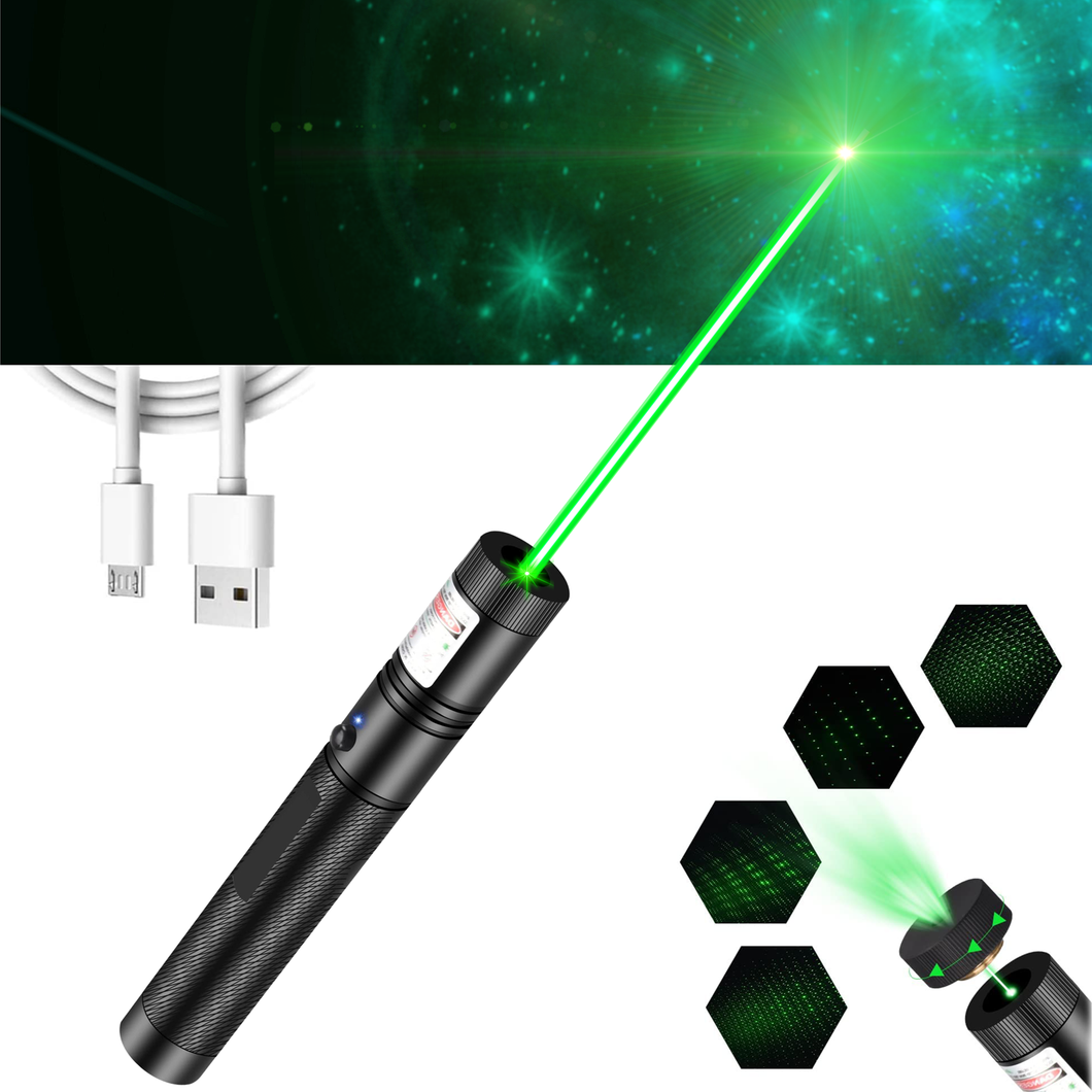 Green Laser Beam Flashlight - SMY Lighting