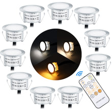 Load image into Gallery viewer, Recessed LED Deck Light Kits 3 Color Changing - SMY Lighting
